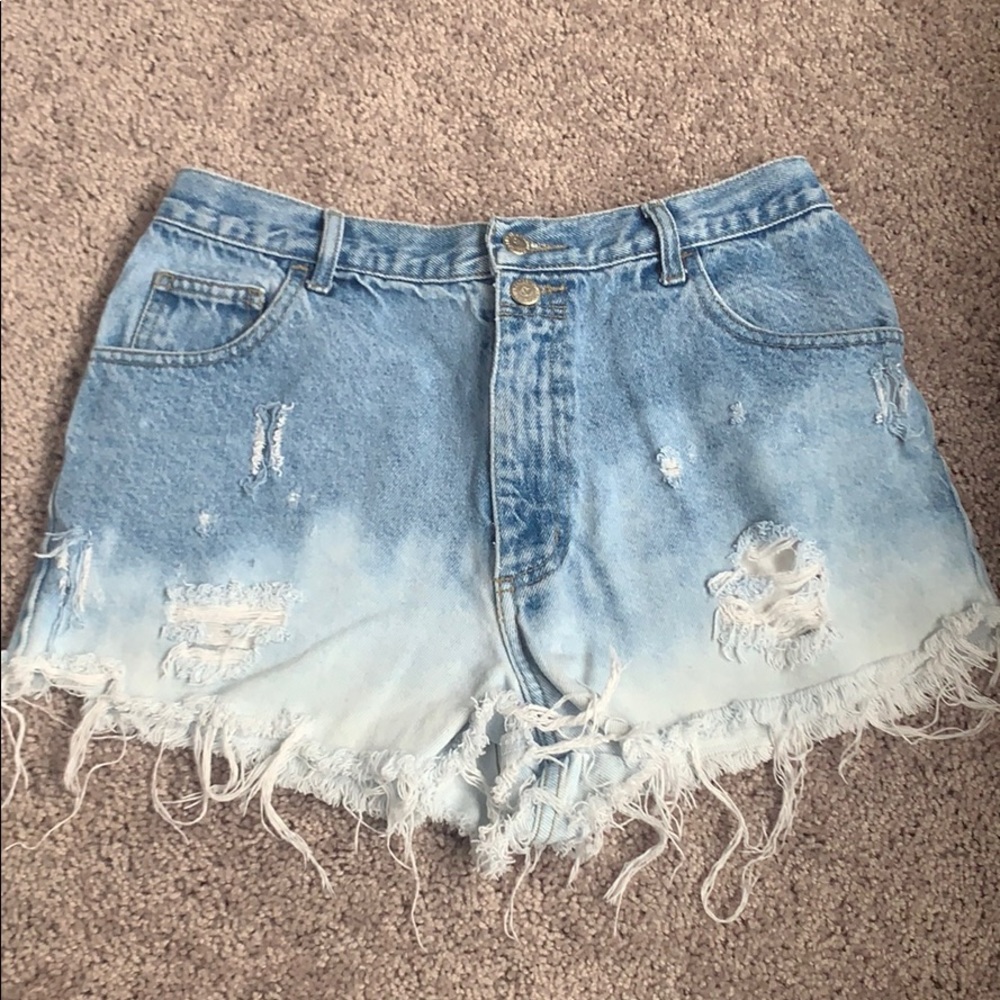 High Waisted Denim Shorts